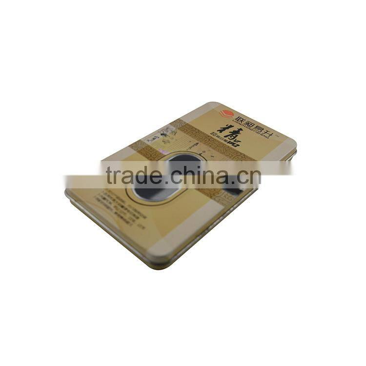 New China dongguan rectangular battery tin box