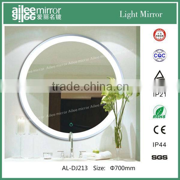 Led light mini mirror modern round mirror