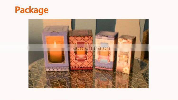 ABEI Lycas patented Ivory pillar flameless 3D moving flame led candle niganha