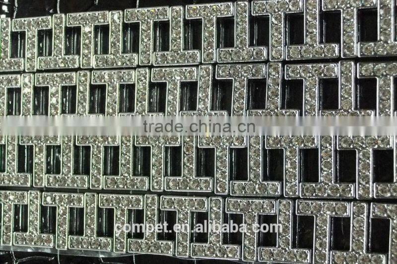 DIY 10mm Rhinestone Slide Letters