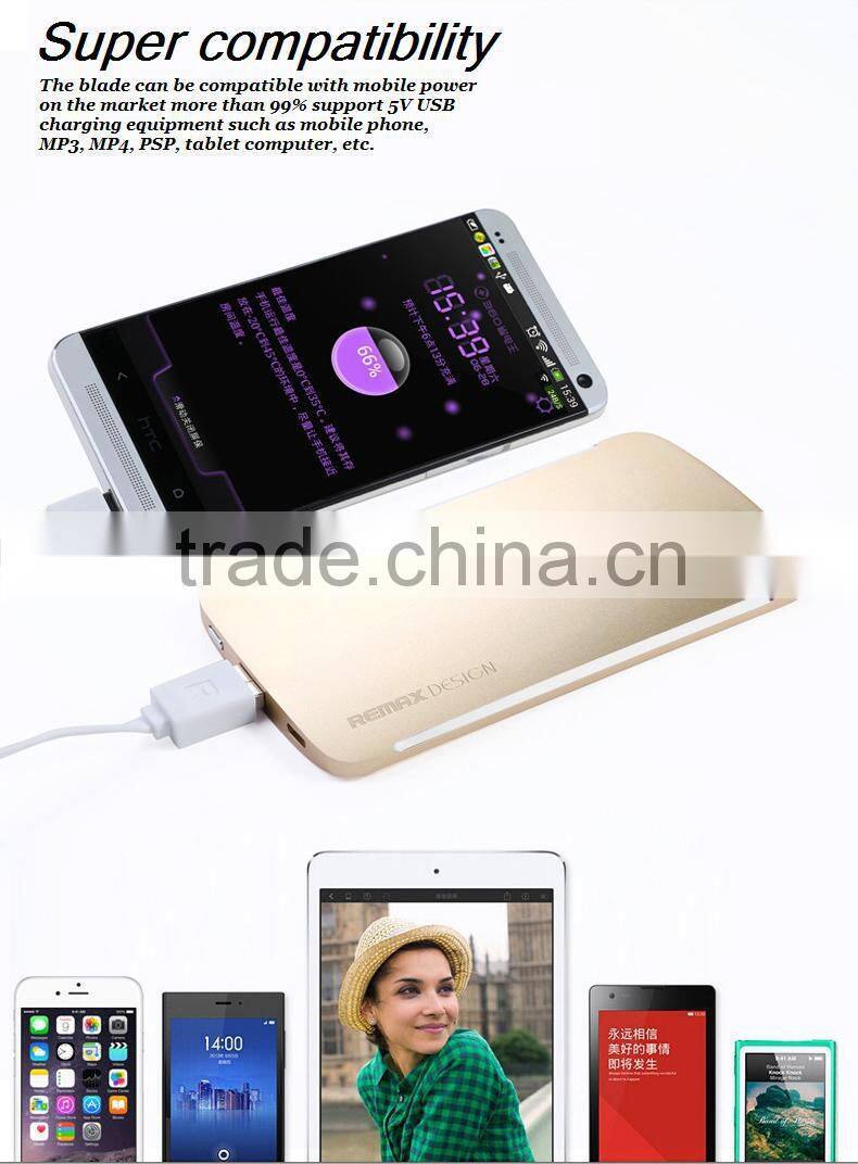 Remax Ultra Thin Portable power bank 4000mah