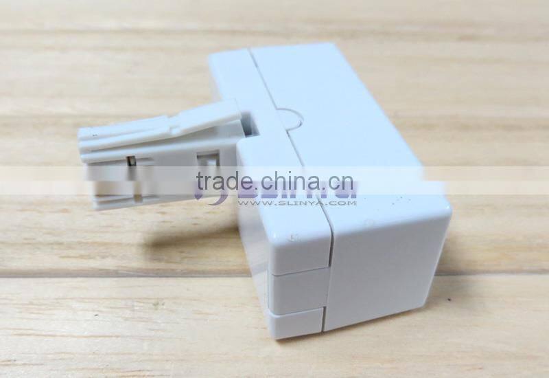 BT 1 Male to Dual Female RJ11 6P4C Plug Telephone Cable Adapter
