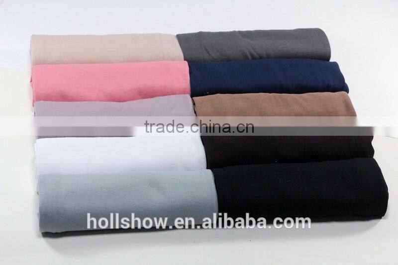 Cheap Fashion Women Muslim Dubai Hijab Shawl Solid Color Infinity Jersey Turkey Scarf