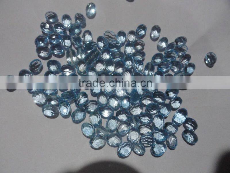 Fancy Shaped Blue Topaz Gemstone