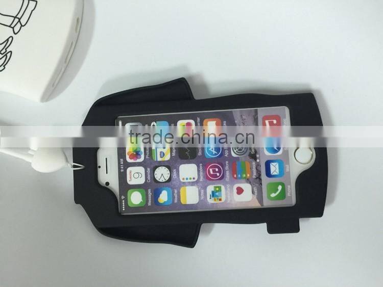 Popular fashion t-shirts design silicone case for iphone 6 with Lanyard