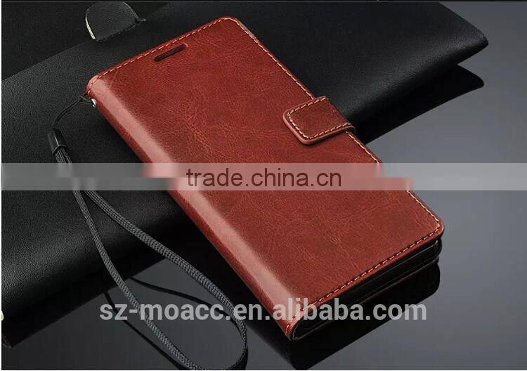Hot selling Flip leather wallet case cover for sony xperia z3