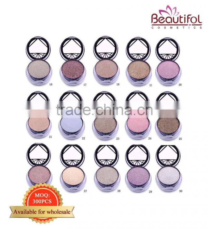 Best colorful wholesale Makeup palette popular shine and small MOQ cosmetic naked eye shadow