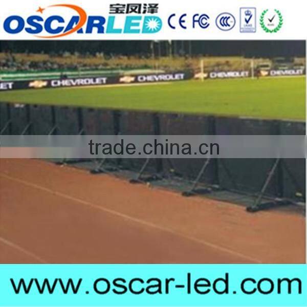 Factory supply Football/soccer stadium project standing led advertising display