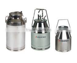 Stainless steel lidded milk bucket with CE&ISO9001