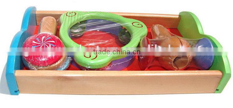 EN71/ASTM hot sale colorfull wooden educational musical toys for baby