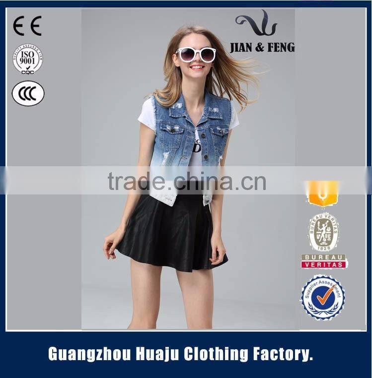 wholesale waistcoats for boys denim hooded children denim vest