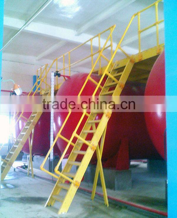 Fiberglass platform and structures, frp glassfiber platform walkway