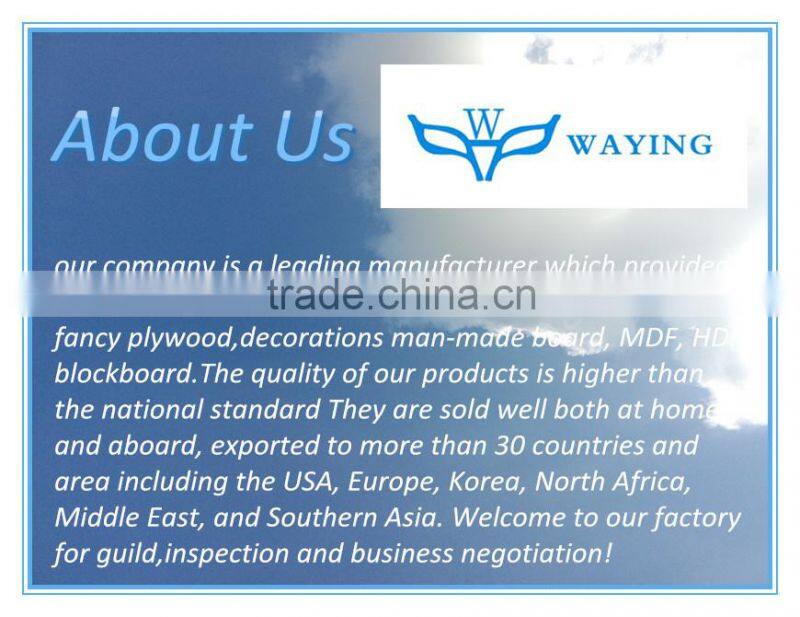 Paper Overlaid Melamine Plywood for Decoration Use