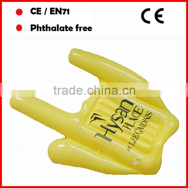 PVC inflatable German hand /inflatable germany fingers for promition