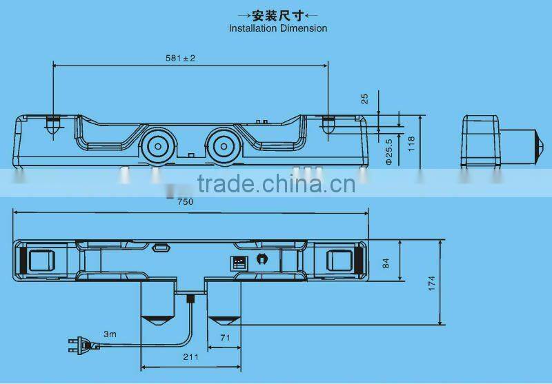 FY016 electric vibrator motor linear actuator stroke optional