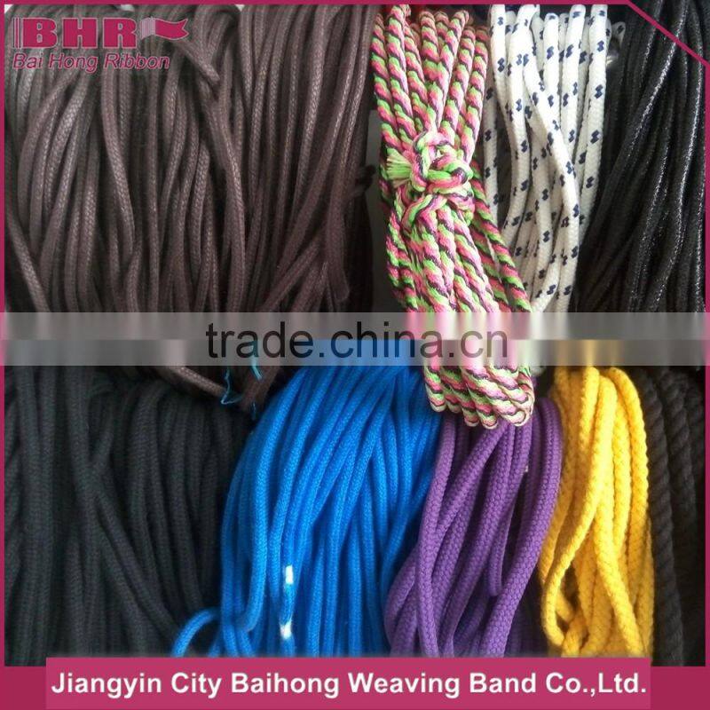 Cotton nylon polyester polypropylene braided rope