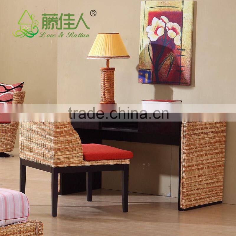 Luxury 5 Star Customerized Bamboo Wicker Rattan Hotel Guest Room Furniture