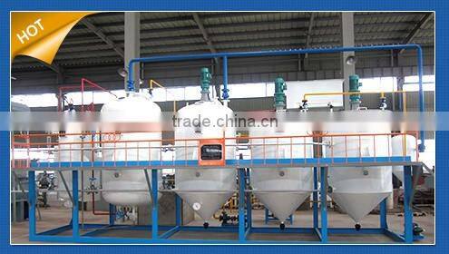 China Hutai small scale oil refinery/small scale edible oil refinery/mini oil refinery unit