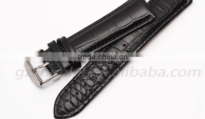 2015 new style imported calfskin leather Watch Bracelet Black Brown 20mm wholesale 3PCS
