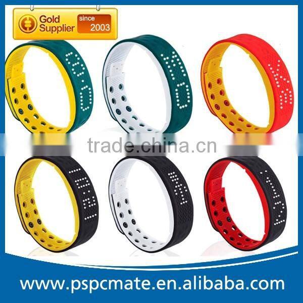 Waterproof Multifunctional LED USB Smart 3D Pedometer Sport Bracelet