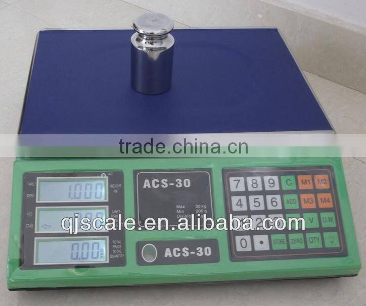 Electronic Plastic Price Computing Scale weighing scale