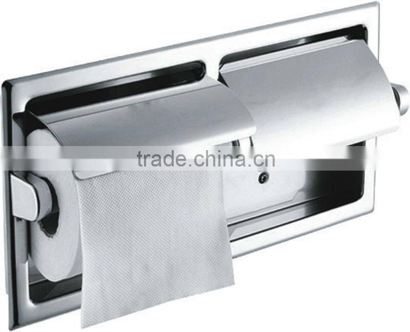 Stainless Steel Toilet Tissue Dispenser In Paper Holders