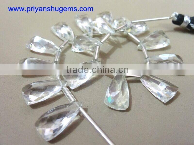 Crystal Faceted Elongated pyramid