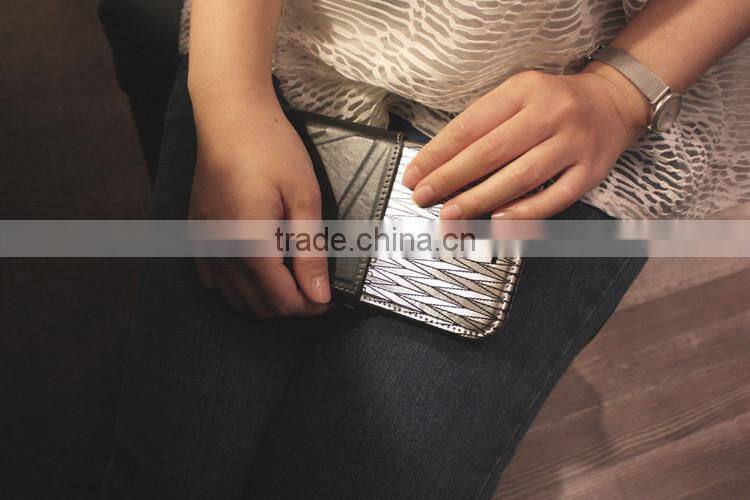 Fashion Lustre Flip Leather Phone Case Cover for iPhone 6s with Stand Function Case