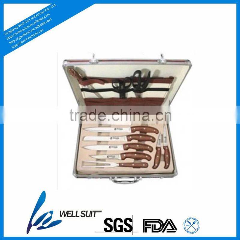 Hot sale high quality s/steel handle bbq tool set