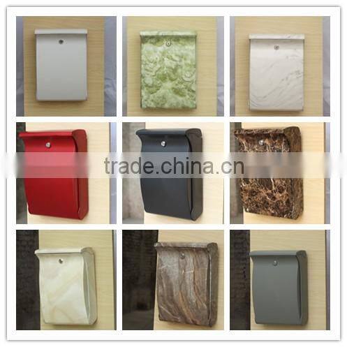 Foshan JHC-2001 Wall Mounted ABS Plastic Mailbox/Colurful Letterbox/Outside Lockable Postbox