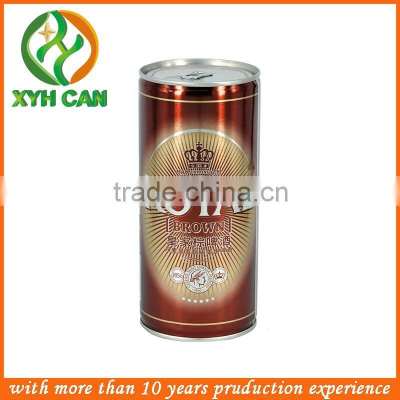 Beverage drinking juice empty tin can