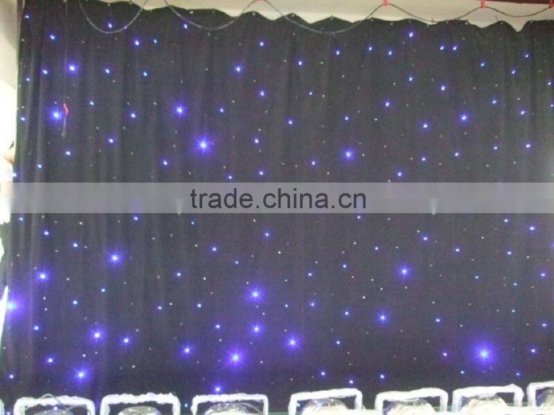 Romantic gobo optional LED Star Curtain