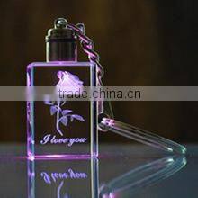 hot sale custom crystal key chain
