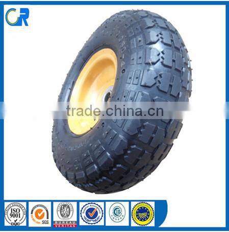 Yinzhu Gainran Manufacturer air wheel 10*3.50-4 wooden cart wheel