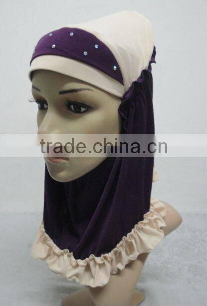 H223 small girl hijab,new style scarf hijab