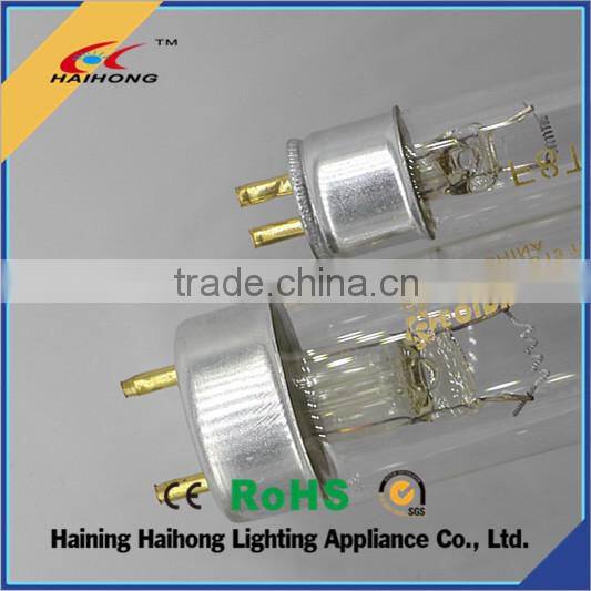 UVC 254nm germicidal lamp F10T8/GL lamp tube for sterilization