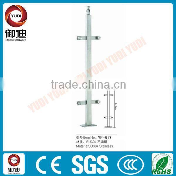 Factory price stainless steel baluster for stairs glass railings