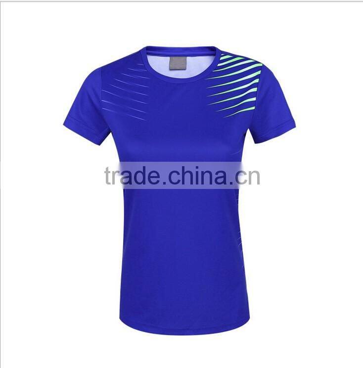 2016 custom wholesale comfortable woman running tshirt