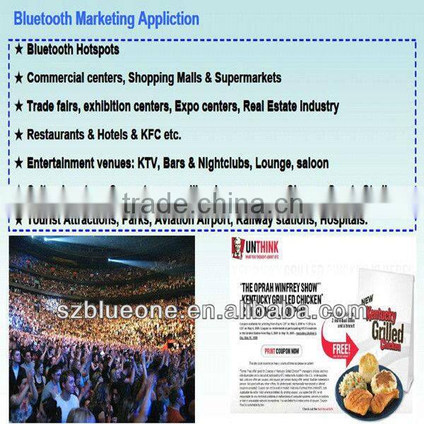 Bluetooth Sender with Wireless WiFi Access Points