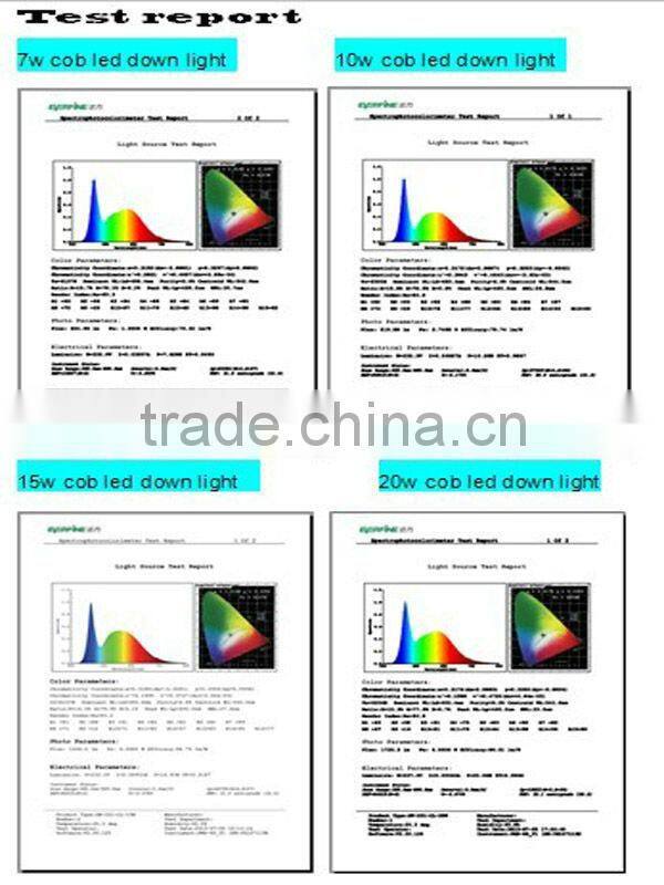 7w COB LED recessed wall light