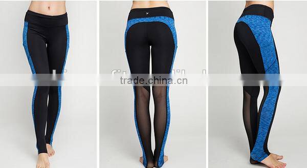 Women Mesh Clothing Sexy Breathable Leggings With Pockets