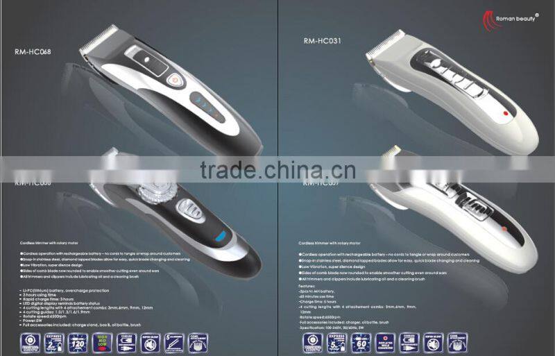 Electric hair clipper,hair trimmer, rechargeable hair clipper
