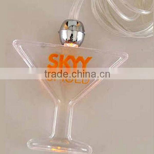 led flashing magnet dolphin necklace