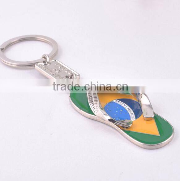 Advertising promotional basketball metal keychain custom shaped