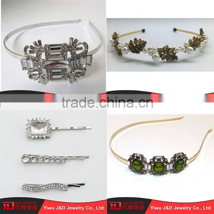 Cheap and high quality bridal gem hair accessories for women
