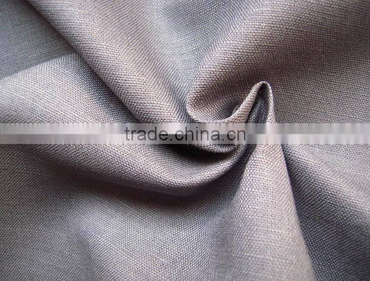China supply 100% linen fabric 14*14/50*54 dyed linen fabric
