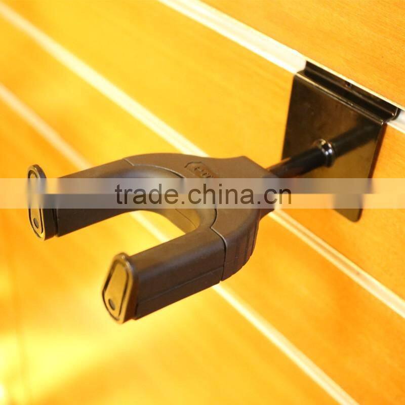 Auto Lock Wall Hanger Type Real Solid Wood Insturment Hanger Wooden Guitar Hanger