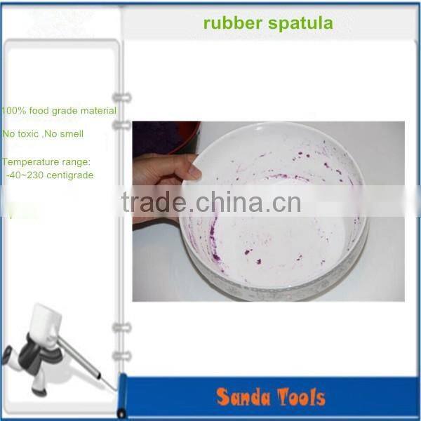 custom bread silicone rubber spatula