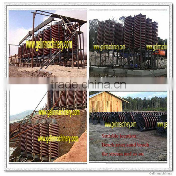 Zircon sand mining equipment spiral separator