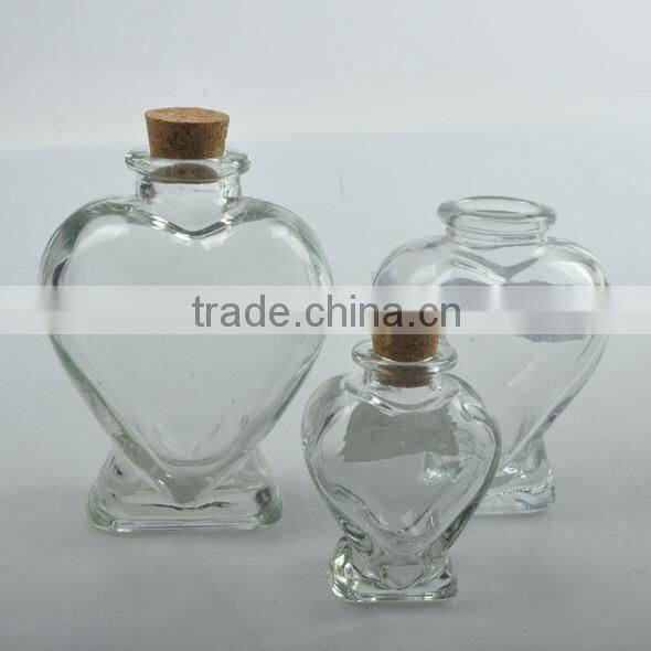 Glass Star Bottle with Cork